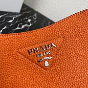 PRADA Leather Mini Shoulder Bag Papaya 20 x 19 x 6 cm - 3