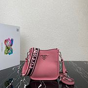 PRADA Leather Mini Shoulder Bag Petal Pink 20 x 19 x 6 cm - 1
