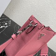 PRADA Leather Mini Shoulder Bag Petal Pink 20 x 19 x 6 cm - 6