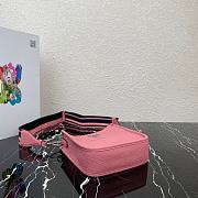 PRADA Leather Mini Shoulder Bag Petal Pink 20 x 19 x 6 cm - 3