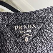 PRADA Leather Mini Shoulder Bag Black 20 x 19 x 6 cm - 2