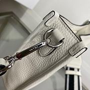 PRADA Leather Mini Shoulder Bag White 20 x 19 x 6 cm - 3