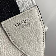 PRADA Leather Mini Shoulder Bag White 20 x 19 x 6 cm - 2