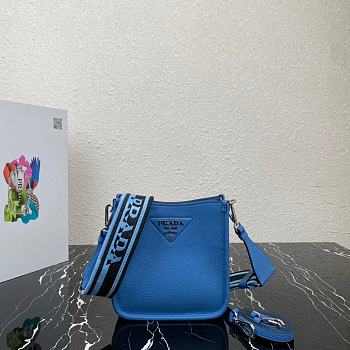 PRADA Leather Mini Shoulder Bag Wave 20 x 19 x 6 cm