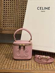 CELINE Smooth Calf Pink Mini Vanity Case  - 1