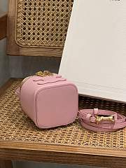 CELINE Smooth Calf Pink Mini Vanity Case  - 3