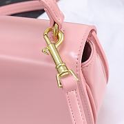 CELINE Besace Triomphe In Shiny Calfskinlight Pink - 6