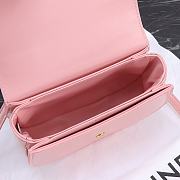 CELINE Besace Triomphe In Shiny Calfskinlight Pink - 2