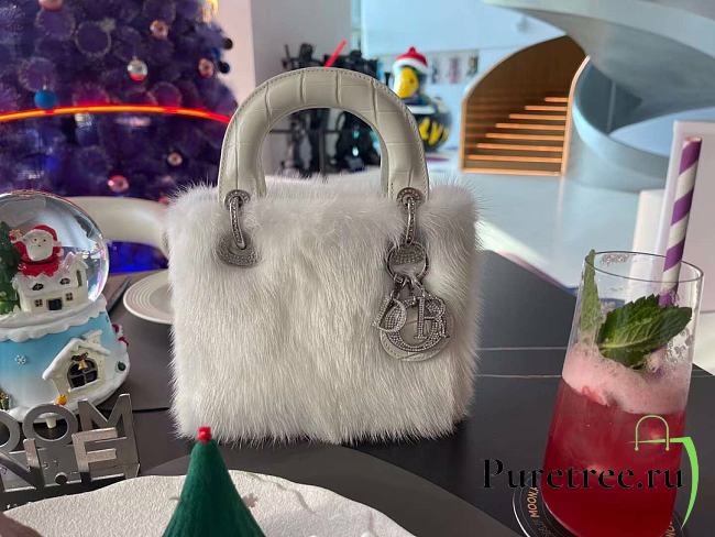 Dior Fluffy Diana Bag White RM355 - 1