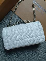 Burberry quilted Lola crossbody bag white silver hardware - 3
