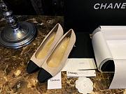 Chanel Ballerina Flats Beige & Black - 2