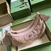 GUCCI | GG Matelassé Small Shouder Bag In Light Pink 739709 Size 27x18x7 cm - 4