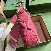 GUCCI | GG Matelassé Small Shouder Bag In Pink 739709 Size 27x18x7 cm - 6
