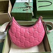 GUCCI | GG Matelassé Small Shouder Bag In Pink 739709 Size 27x18x7 cm - 2