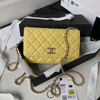 CHANEL Bags AP3180 In Yellow GP Shoulder bag Size 19 cm