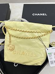CHANEL|22 Hand Bag In Yellow Gold Hardware Size 20x18x6 cm - 5