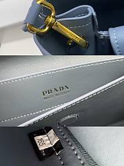 PRADA | Galleria Saffiano Blue Leather Large Bag Size 34x26x16 cm - 2