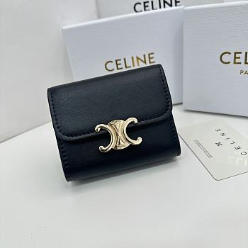 CELINE | Card Wallet In Black Size 11x10x5 cm 
