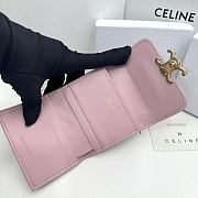 CELINE | Card Wallet In Pink Size 11x10x5 cm - 2