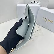 CELINE | Card Wallet In Blue Size 11x10x5 cm - 6