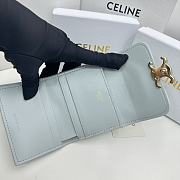 CELINE | Card Wallet In Blue Size 11x10x5 cm - 2