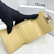 CELINE | Card Wallet In Yellow Size 11x10x5 cm - 2