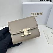 CELINE | Card Wallet In Brown Size 11x10x5 cm - 4