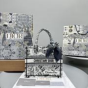 DIOR | Large Book Tote Plan de Paris Embroidery Size 37x28x16 cm - 1