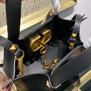 VALENTINO | Garavani Vlogo Escape Tote Bag In Black Size 31x25x15 cm  - 4
