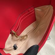 GUCCI | GG Marmont Matelasse Chain Bag Pink Size 20x14.5x4 cm - 6