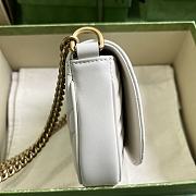 GUCCI | GG Marmont Matelasse Chain Bag White Size 20x14.5x4 cm - 6