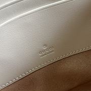 GUCCI | GG Marmont Matelasse Chain Bag White Size 20x14.5x4 cm - 2