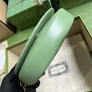 GUCCI | GG Marmont Matelasse Chain Bag Green Size 20x14.5x4 cm - 6
