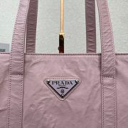 PRADA | Antique Nappa Leather Tote Pink Size 30x30x8.5 cm 1BG459 - 3