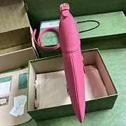 GUCCI | Aphrodite medium shoulder bag in pink leather size 39x38x2 cm - 5