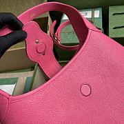 GUCCI | Aphrodite medium shoulder bag in pink leather size 39x38x2 cm - 3