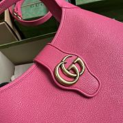 GUCCI | Aphrodite medium shoulder bag in pink leather size 39x38x2 cm - 2