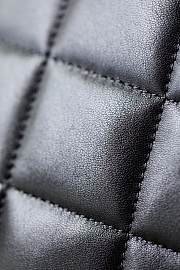Chanel Small Flap Bag Black Lambskin size 18x13.5x5.5 cm - 2