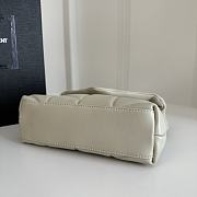 YSL | Loulou Puffer Toy Bag In Quilted Lambskin White Size 23x15.5x8.5 - 5