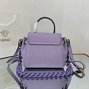 VERSACE | La Medusa Small Handbag Purple size 20x10x17 cm - 2