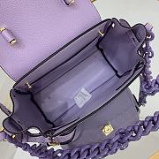 VERSACE | La Medusa Small Handbag Purple size 20x10x17 cm - 4