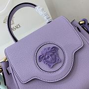 VERSACE | La Medusa Small Handbag Purple size 20x10x17 cm - 6