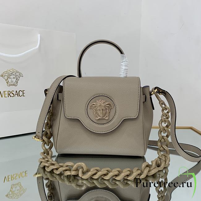 VERSACE | La Medusa Small Handbag Brown size 20x10x17 cm - 1