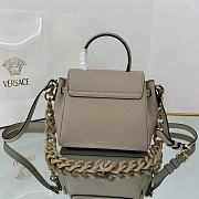 VERSACE | La Medusa Small Handbag Brown size 20x10x17 cm - 4