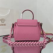 VERSACE | La Medusa Small Handbag Pink size 20x10x17 cm - 4