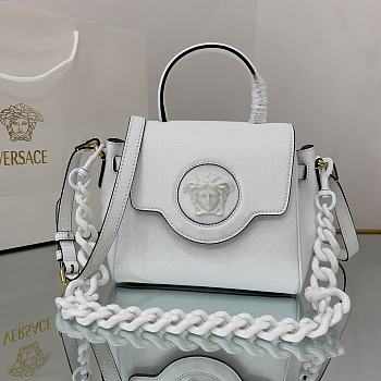 VERSACE | La Medusa Small Handbag White size 20x10x17 cm 17265