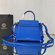 VERSACE | La Medusa Small Handbag Blue size 20x10x17 cm - 5