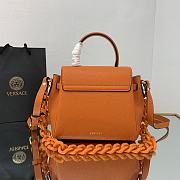 VERSACE | La Medusa Small Handbag Orange size 20x10x17 cm - 6