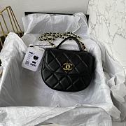 CHANEL | Handle Bag In Black Size 16 cm - 1