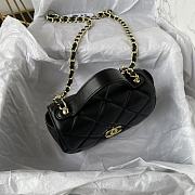 CHANEL | Handle Bag In Black Size 16 cm - 4